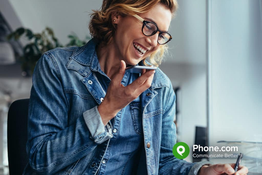 Woman talking on the phone