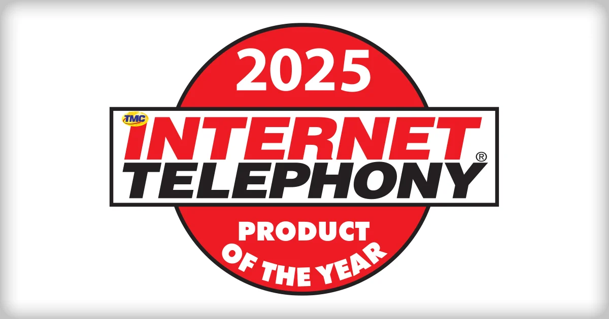 TMC Awards Phone.com 2025 INTERNET TELEPHONY Product of the Year